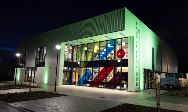 The new £5m innovation hub at Michelin Scotland Innovation Parc.