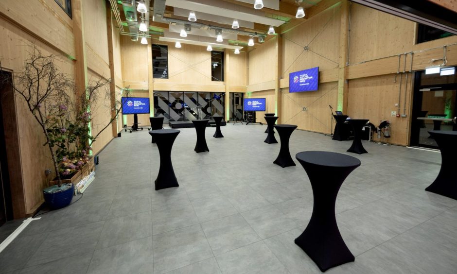 An events space is included in the innovation hub.