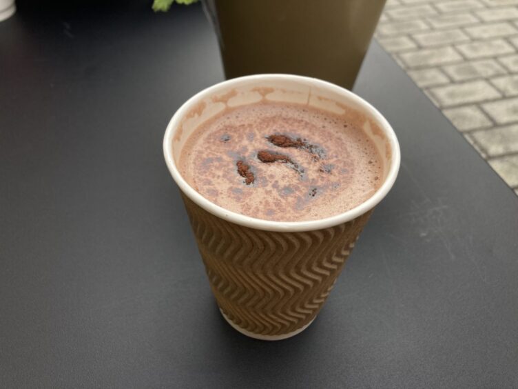 The hot chocolate at Coffee &amp; Things, Perth.