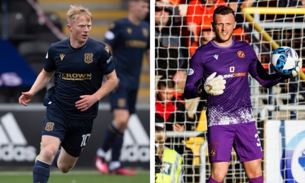 Cameron, left, and Newman are both in the Scotland U21 group