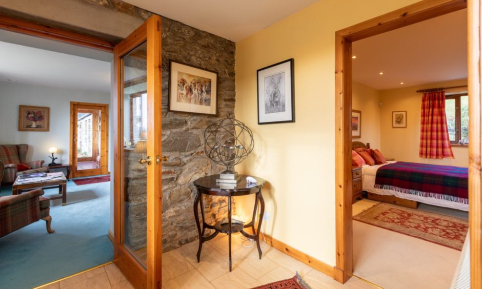 The inner hallway at Balarchibald Steading in Pitlochry.