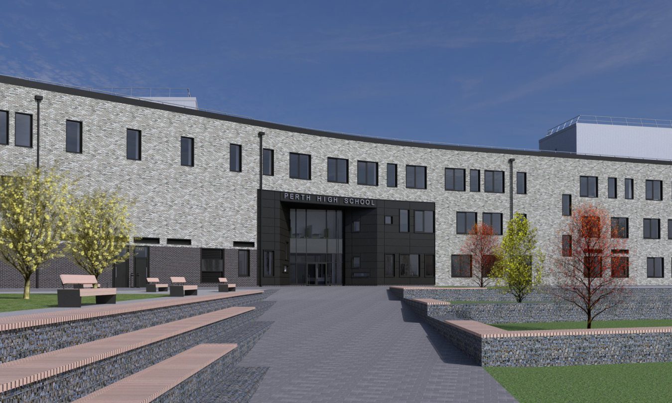 How the new Perth High School will look. Image: Deanestor.