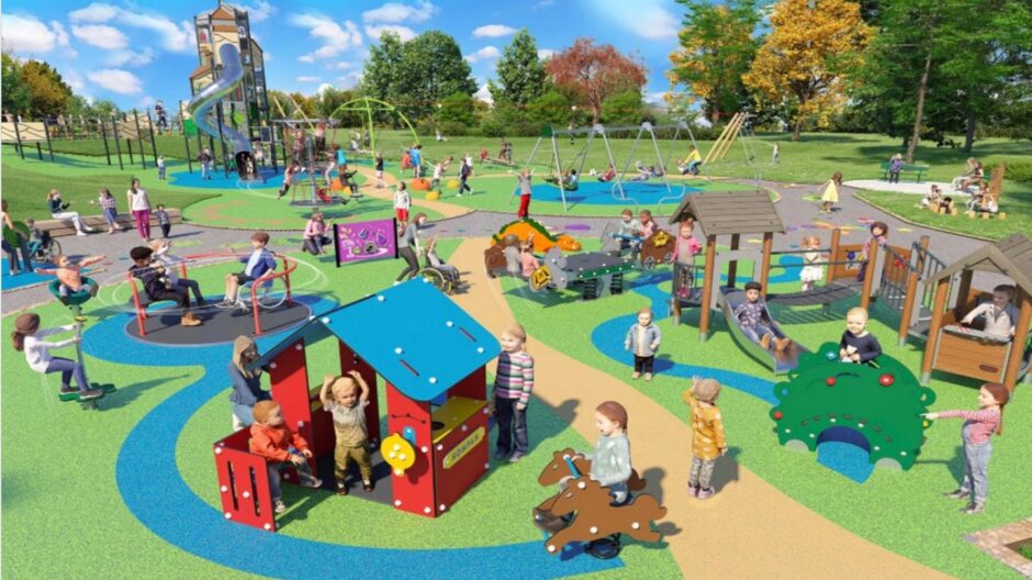 The proposed play facility will have different zones catering for all age groups. 