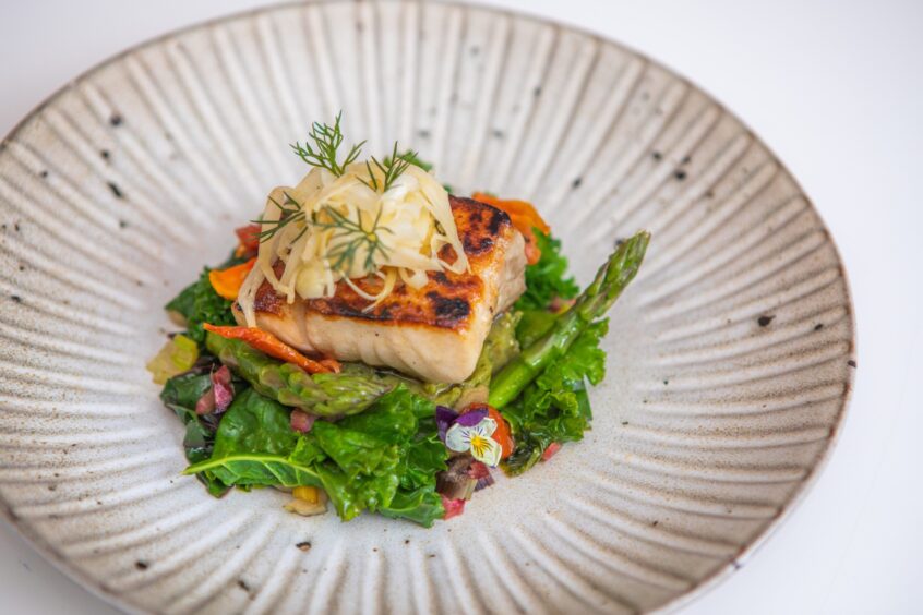 A piece of cod served at Deans Restaurant in Perth.