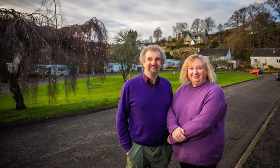 Phil and Andrea Vivian in Pitlochry.
