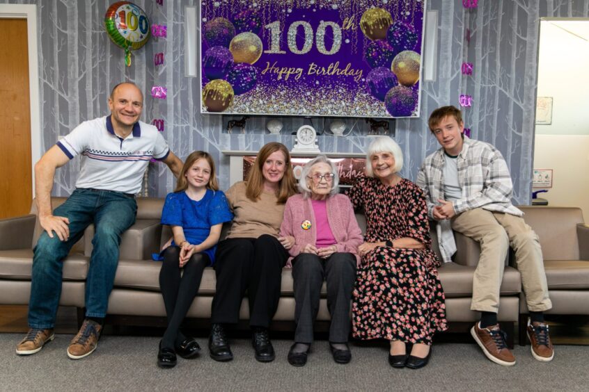 Arbriath centenarian Betty Enticott.