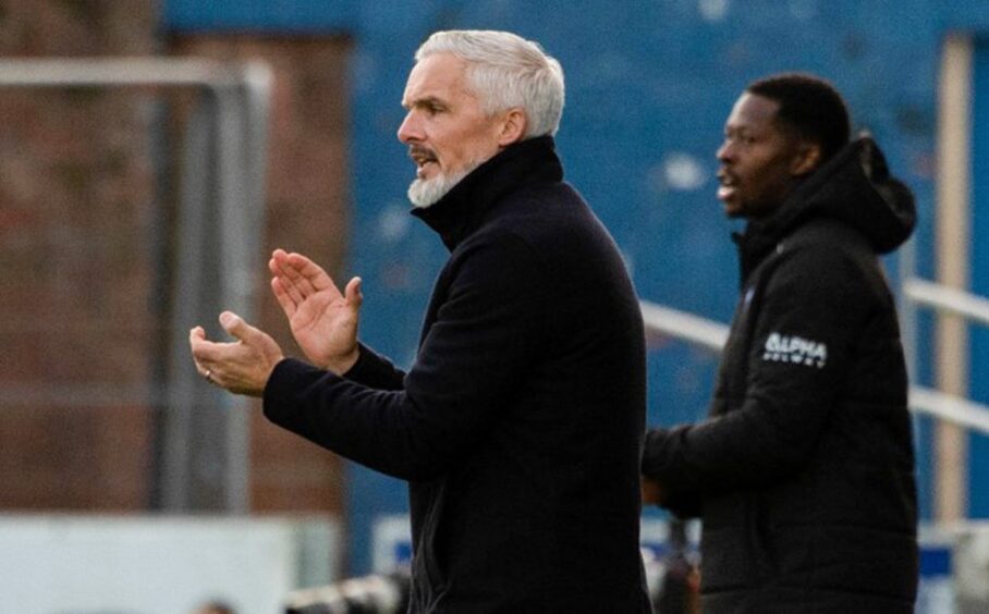 Jim Goodwin demands more from his Dundee United player