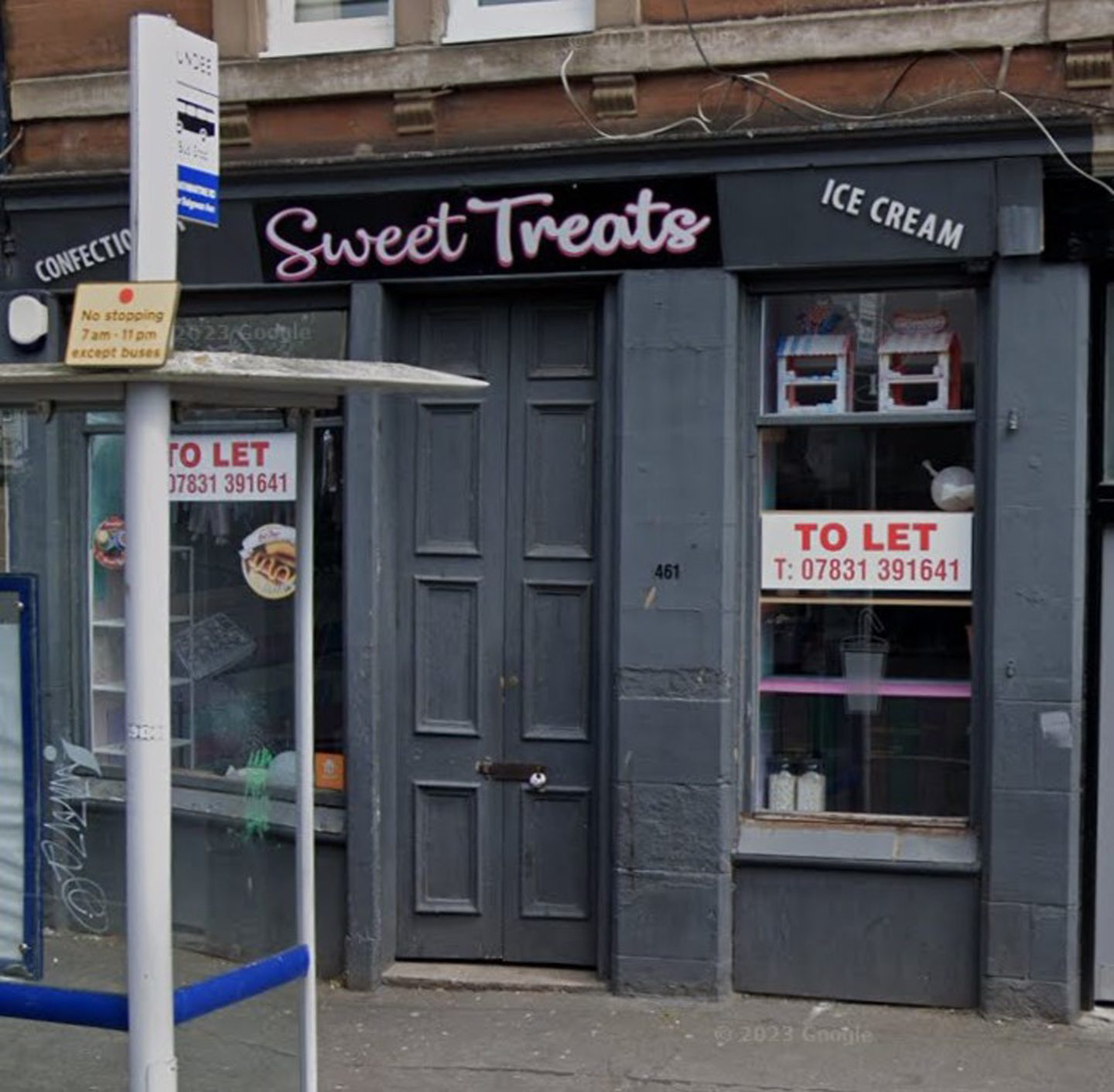 The former Sweet Treats dessert shop in, Strathmartine Road, Downfield.