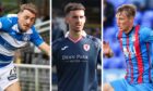 Dundee FC trio Tyler French, Shaun Byrne and Max Anderson are all on loan in the Championship.
