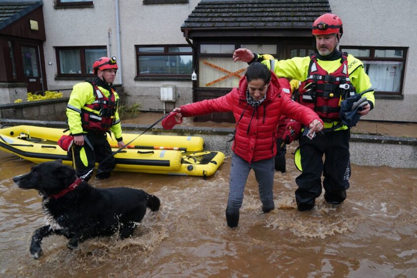 Brechin resident led to safety during Strom Babet.