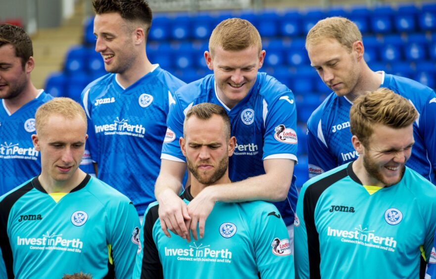 St Johnstone were back in Europe in 2015/16. Brian Easton and Steven Anderson were both still key members of the team as well. 