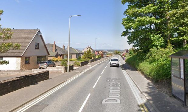 The crash happened on Dundee Road in Forfar. Image: Google Maps
