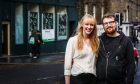 Black Mamba owners Calum and Lauren Runciman outside the soon-to-open restaurant. Image: Mhairi Edwards/DC Thomson