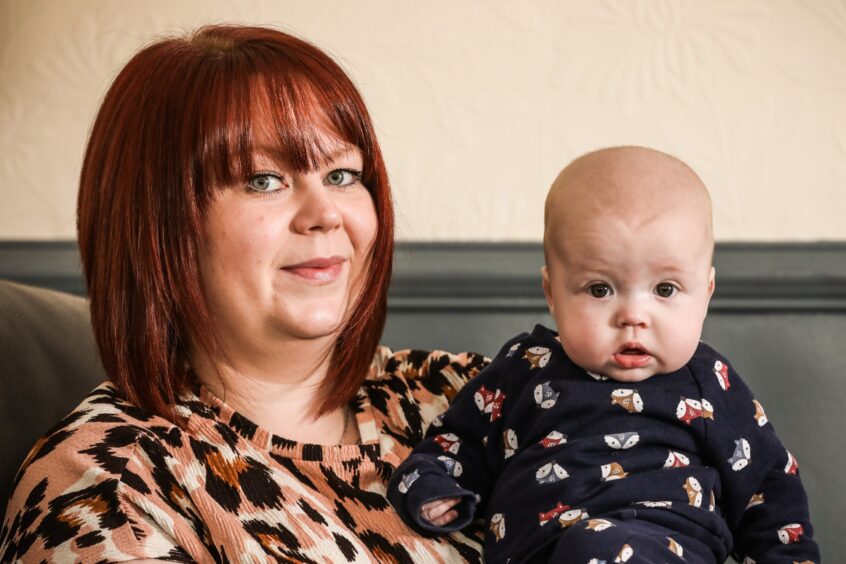 Kirstin says her five-month-old son Arlo's quality of life will be affected without the new cystic fibrosis drugs being available on the NHS.