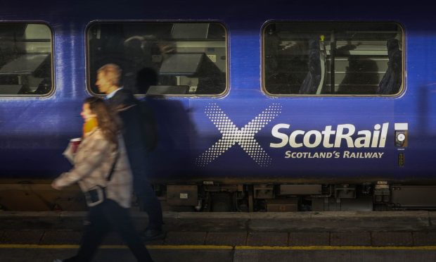 Trains will be disrupted in Dundee, Tayside and Fife this weekend