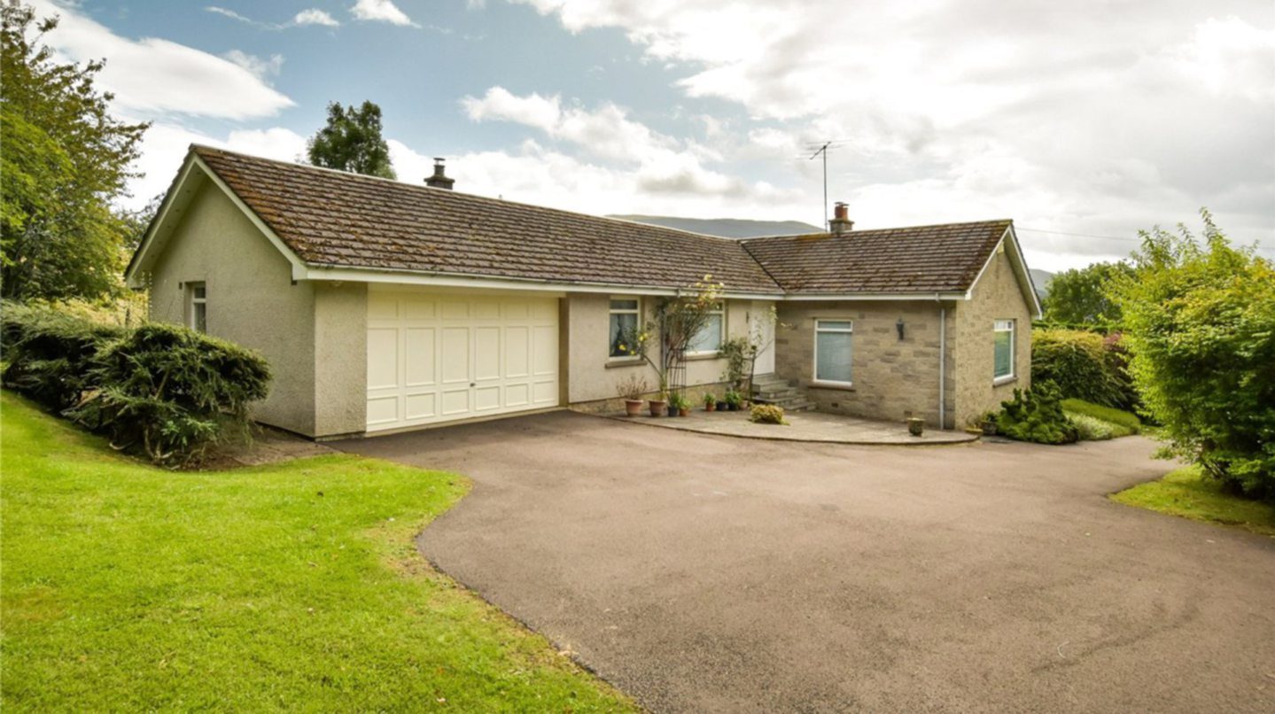 For sale Perthshire bungalow on banks of Loch Tay