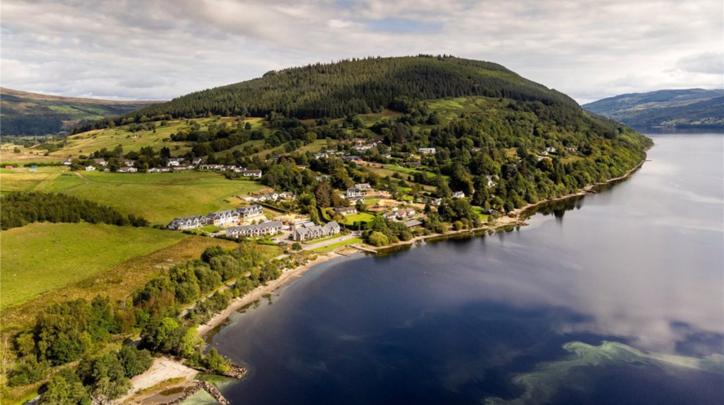 For sale Perthshire bungalow on banks of Loch Tay
