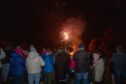 Bonfire night and fireworks in Pitlochry. Image: Marieke McBean