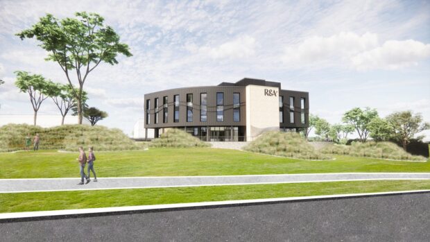 How the new R&A base in St Andrews will look.