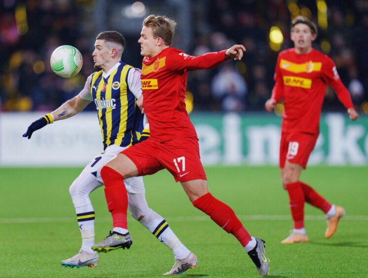 Former Rangers winger Ryan Kent in action 