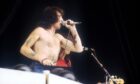 Bon Scott at Wembley with AC/DC in 1979. Image: Andre Csillag/Shutterstock