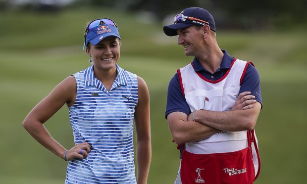 Kevin McAlpine with golfer Lexi Thompson. Image: Justin Cooper/CSM/Shutterstock