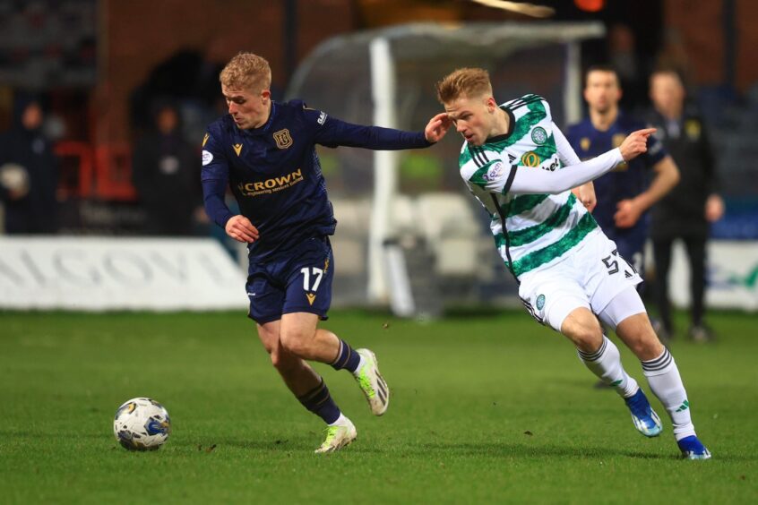 McCowan on the ball for Dundee. Image: Shutterstock