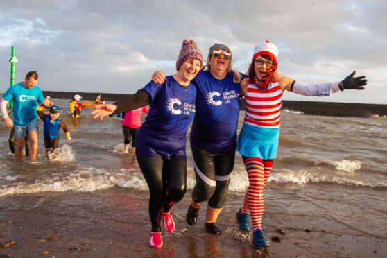 Arbroath dookers take to the water.