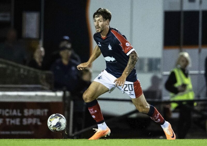 Layton Bisland has made 10 appearances for a Falkirk side currently unbeaten in League One