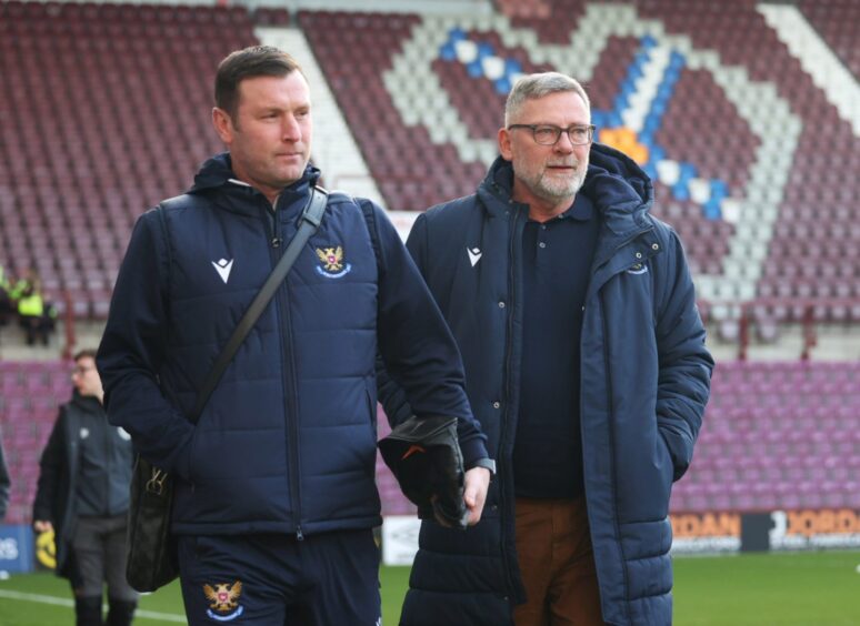 Andy Kirk and Craig Levein.