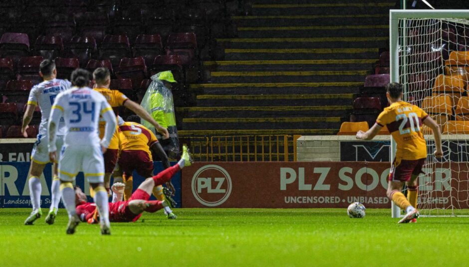 The Motherwell own goal. 