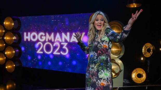 Edith Bowman is set to present the BBC1 Hogmanay show again this year. Image: Alan Peebles/BBC Scotland.