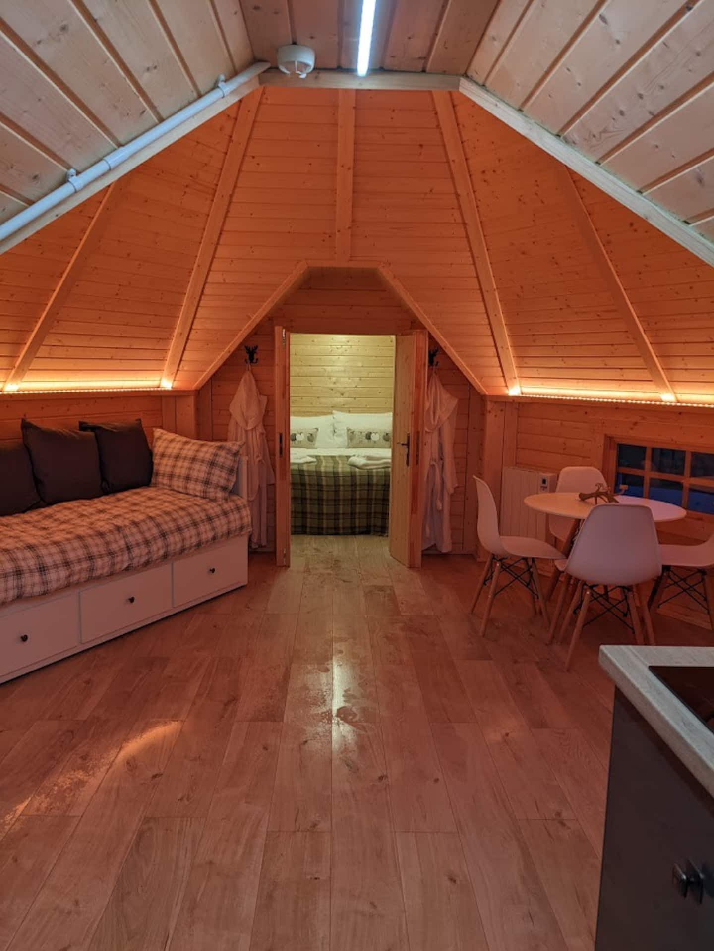 Lounge area in the Airbnb property in Angus.