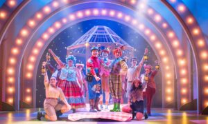 Barrie Hunter brought the goods - and trumpet jokes - again this year for Aladdin. Image: Mihaela Bodlovic.