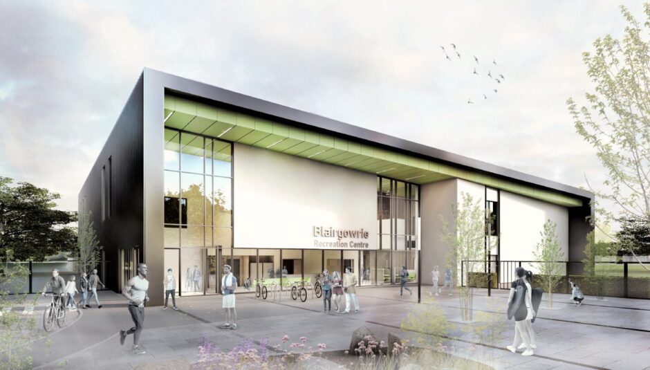 How the new Blairgowrie Recreation Centre will look. Image: Holmes Miller