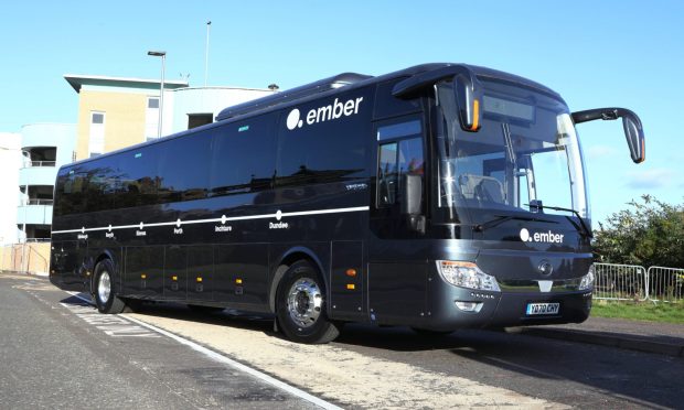 An Ember bus in Dundee,