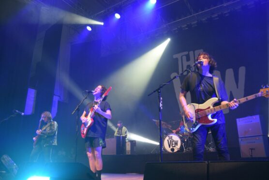 The View play their homecoming show at the Caird Hall in Dundee. Picture by Louise Wilson.