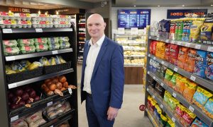 Stephen Thompson inside an Eddy's Food Station outlet. Image: Stewart Attwood