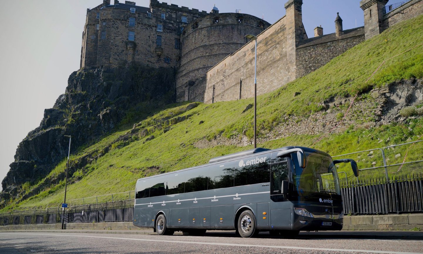 An Ember bus in Edinburgh