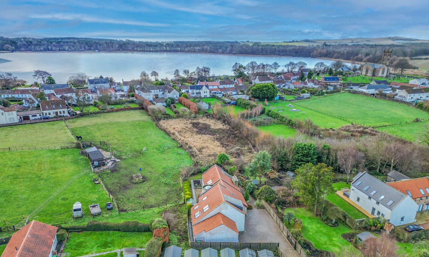 Beautiful £675k Fife house has double height spaces and glass roof