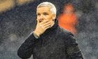Dundee United boss Jim Goodwin on the touchline during a game against Queen's Park