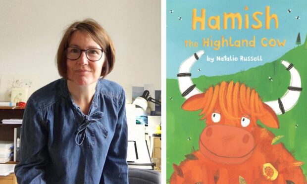 Hamish the Highland Cow tells the story of a loveable cow who never cuts his hair. Image: Natalie Russell.