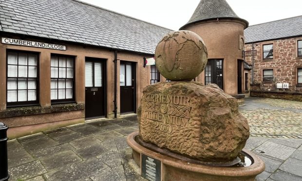Cumberland Close sits just off Kirriemuir town centre. Image: Graham Brown/DC Thomson