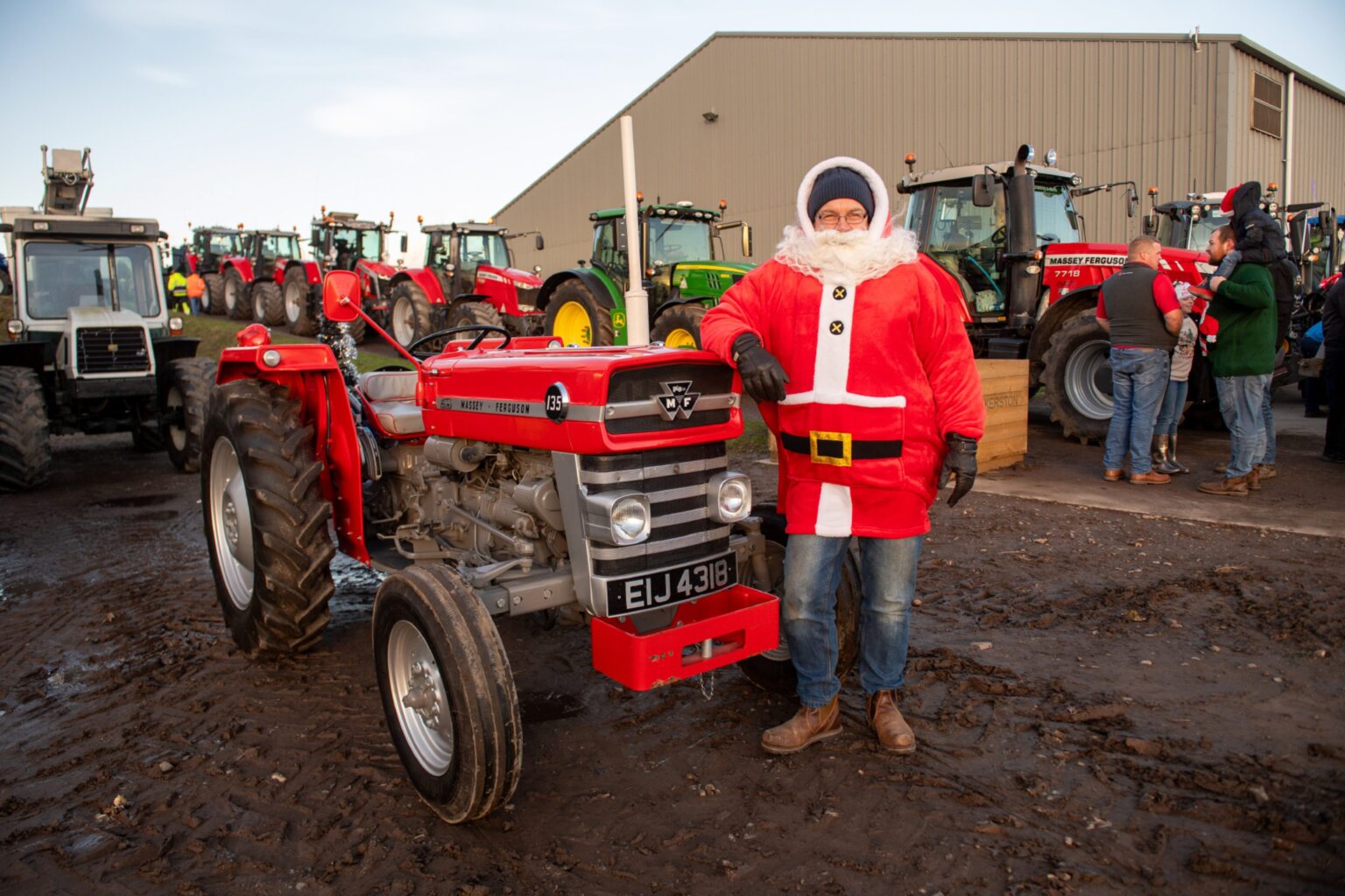 Christopher Forfar Forfar JAC charity tractor run in pictures