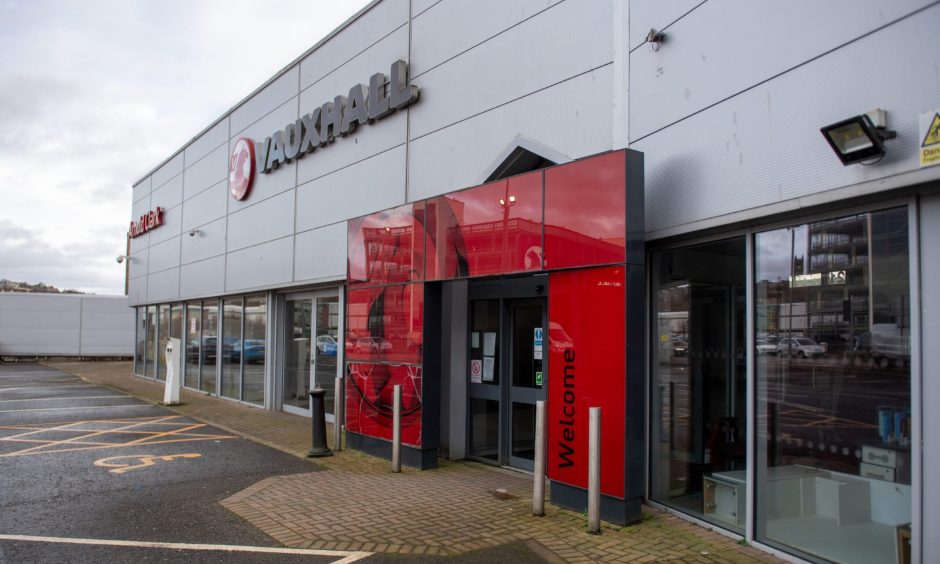 The car showroom on East Dock Street in Dundee closed in 2024.