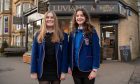 Beth Harvie, left, and Eilidh Kennedy Houston are involved in the Cupar community.