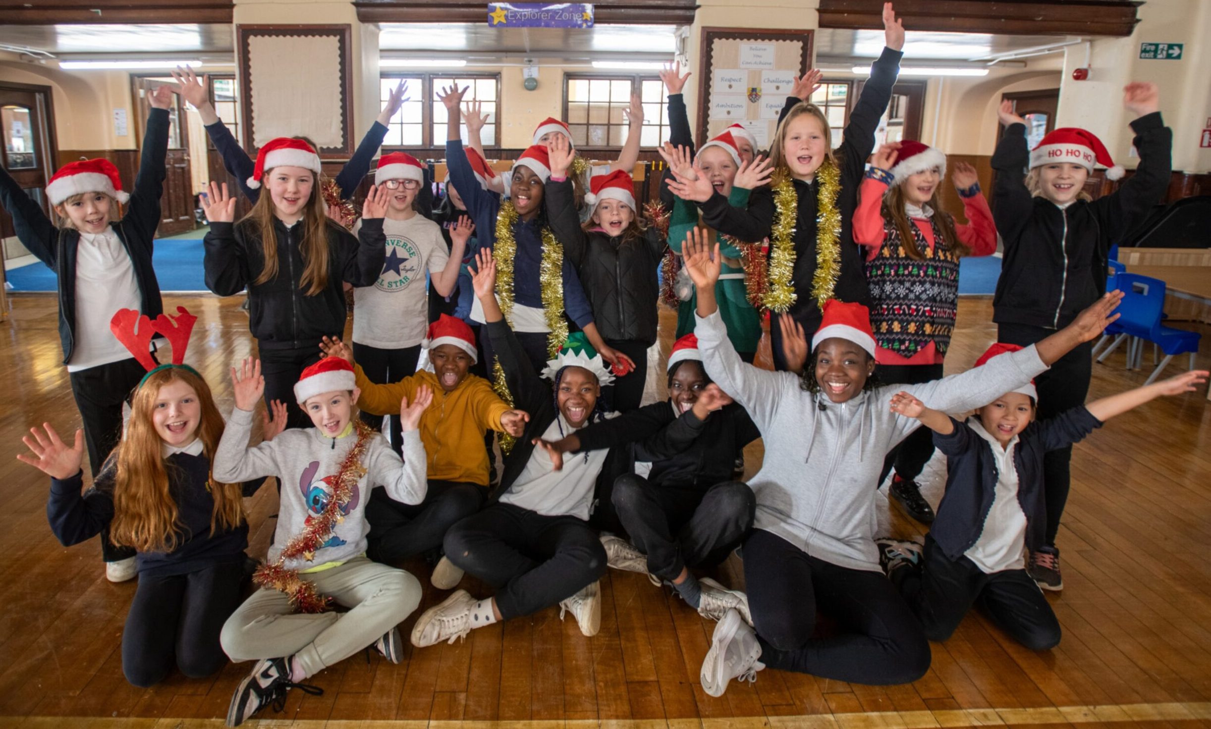 The Clepington choir is ready to spread Christmas cheer. Image: Kim Cessford/DC Thomson.