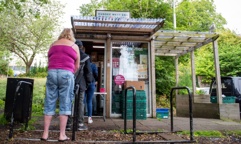 Transition Dundee's West End community fridge will be open on Christmas Eve