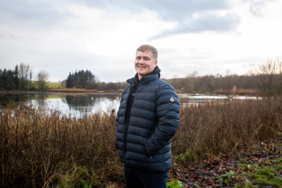 Owen Foster enjoys a winter walk round Forfar Loch.