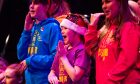 Tayside's Makaton Choir on stage. Image: Kim Cessford/DC Thomson.